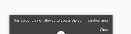 Login Not Allowed