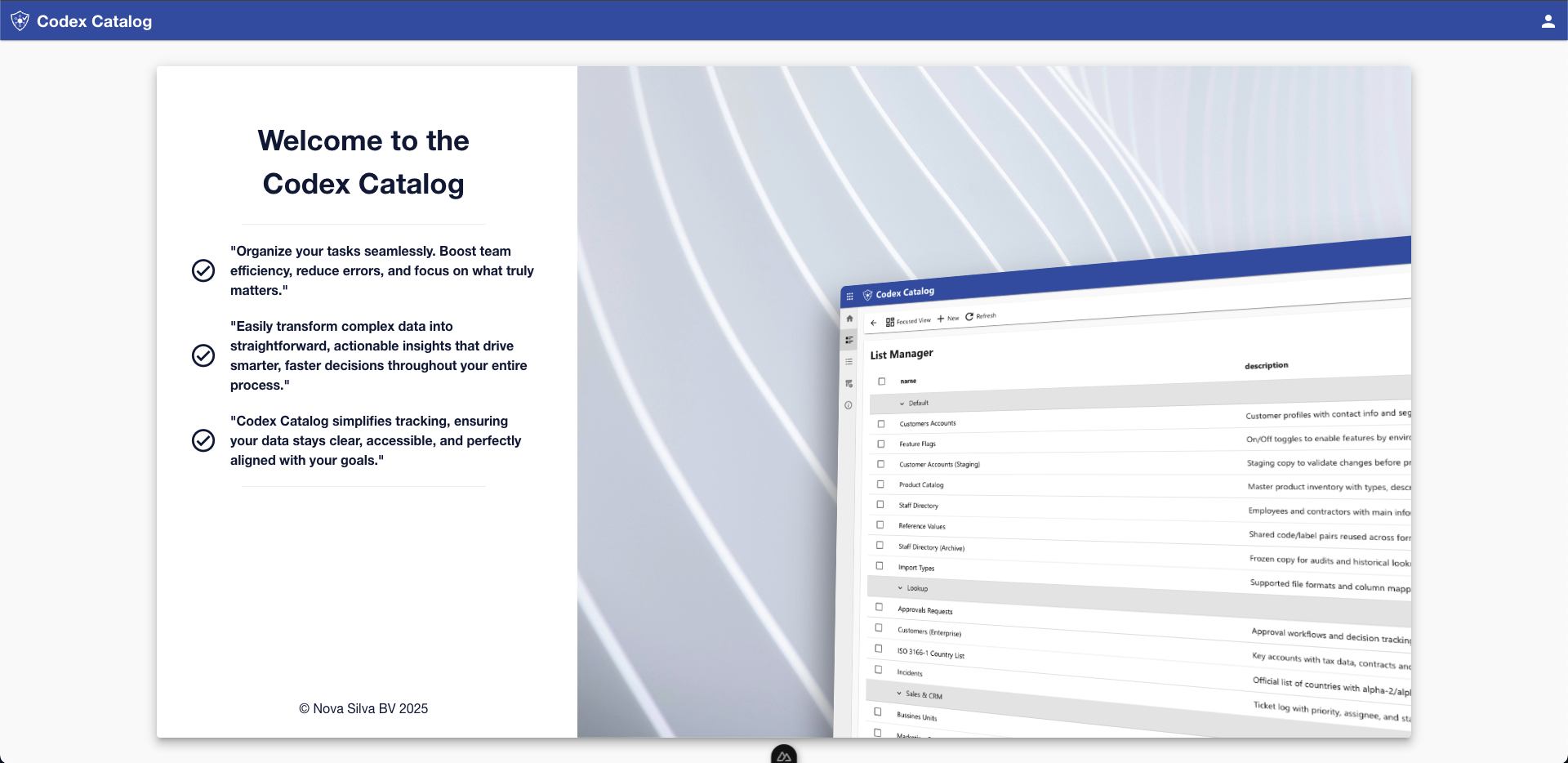 Welcome Page